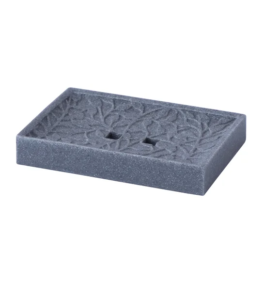 Alvina Polyresin Bath Set L Grey