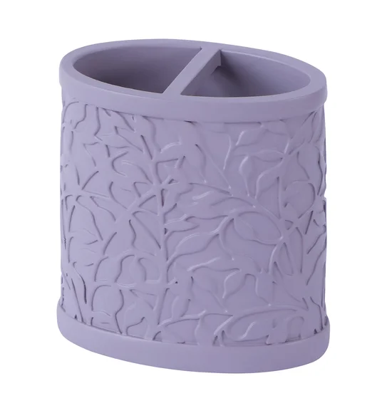 Alvina Polyresin Bath Set Purple