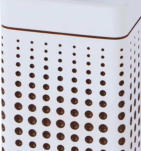 Alvina Polyresin Bath Set Beige and Brown