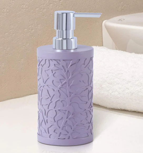 Alvina Polyresin Soap Dispenser Purple