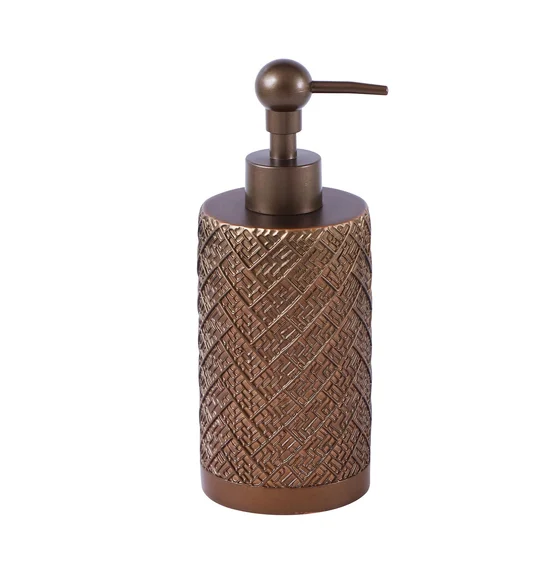 Alvina Polyresin Soap Dispenser D Brown