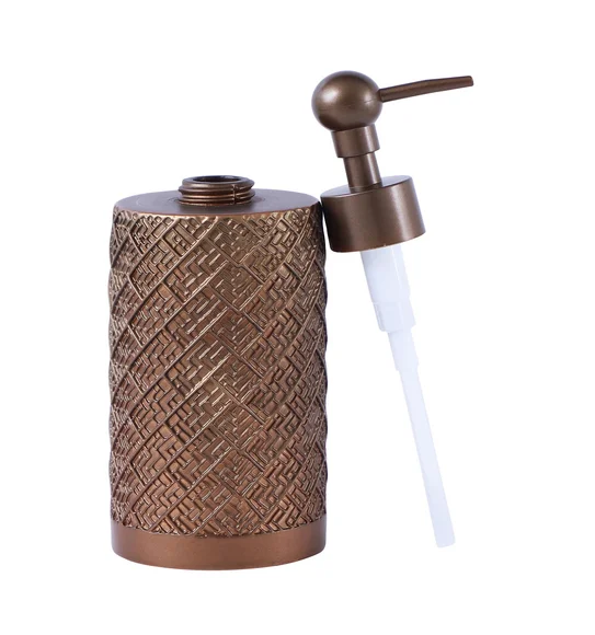 Alvina Polyresin Soap Dispenser D Brown