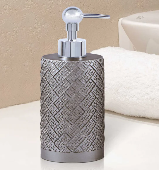 Alvina Polyresin Soap Dispenser Dark Grey