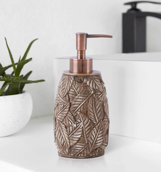 Alvina Polyresin Soap Dispenser Chocolate Brown