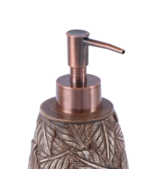 Alvina Polyresin Soap Dispenser Chocolate Brown