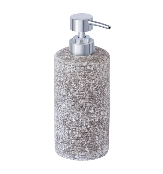 Alvina Polyresin Soap Dispenser Taupe