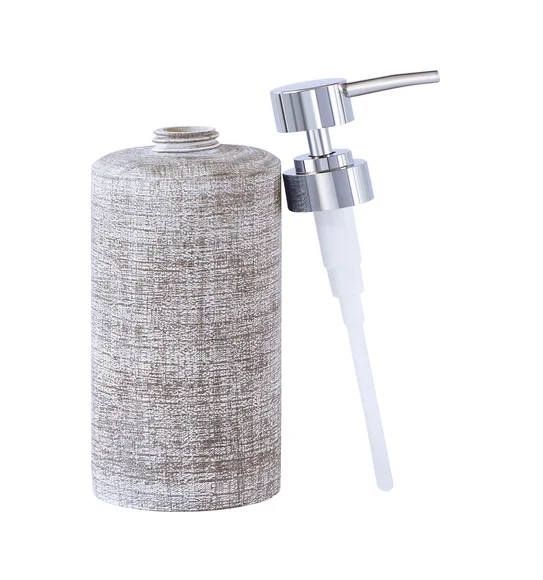 Alvina Polyresin Soap Dispenser Taupe
