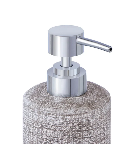 Alvina Polyresin Soap Dispenser Taupe