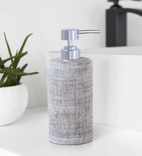 Alvina Polyresin Soap Dispenser Taupe
