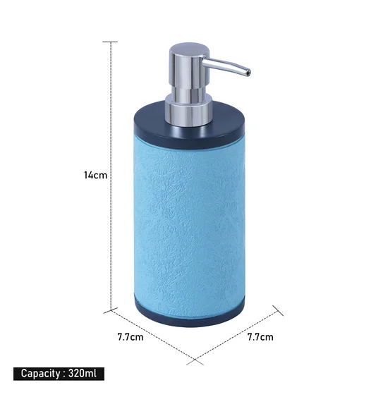 Alvina Polyresin Soap Dispenser Teal