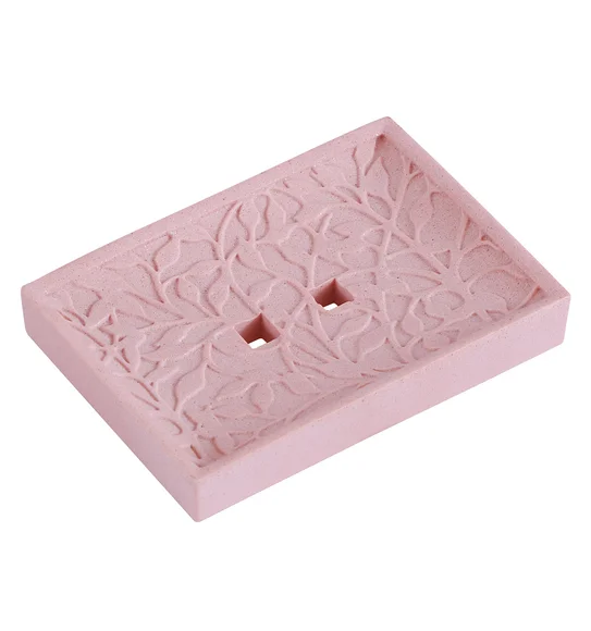 Alvina Soap Dish Polyresin Soap Dish Sandstone