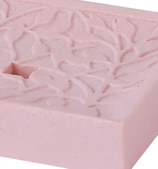 Alvina Soap Dish Polyresin Soap Dish Sandstone
