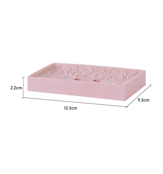 Alvina Soap Dish Polyresin Soap Dish Sandstone