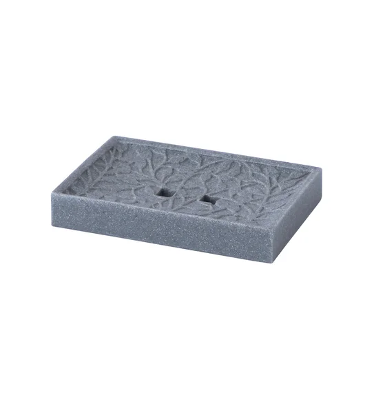 Alvina Soap Dish Polyresin Soap Dish L.Grey