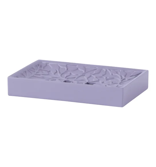 Alvina Soap Dish Polyresin Soap Dish Purple