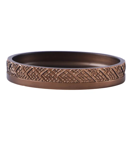 Alvina Soap Dish Polyresin Soap Dish D.Brown