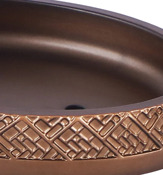 Alvina Soap Dish Polyresin Soap Dish D.Brown