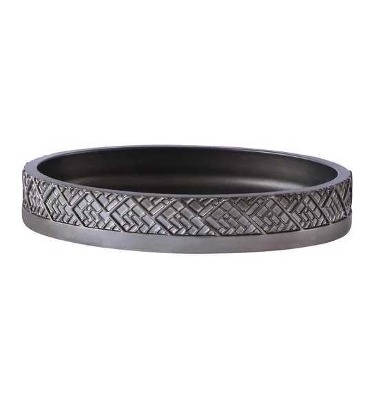 Alvina Soap Dish Polyresin Soap Dish Dark Grey