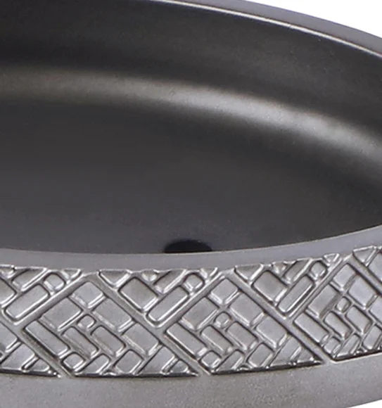 Alvina Soap Dish Polyresin Soap Dish Dark Grey