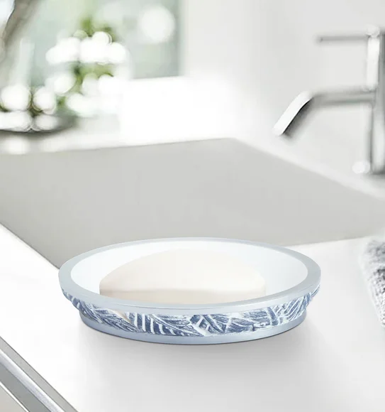 Alvina Soap Dish Polyresin Soap Dish Grey