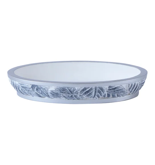 Alvina Soap Dish Polyresin Soap Dish Grey