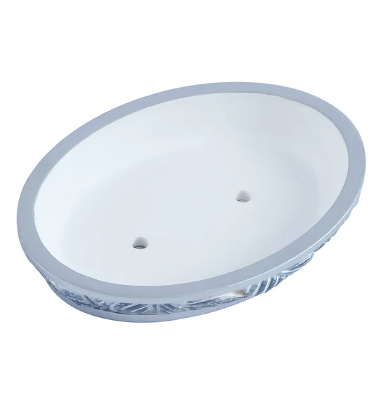 Alvina Soap Dish Polyresin Soap Dish Grey