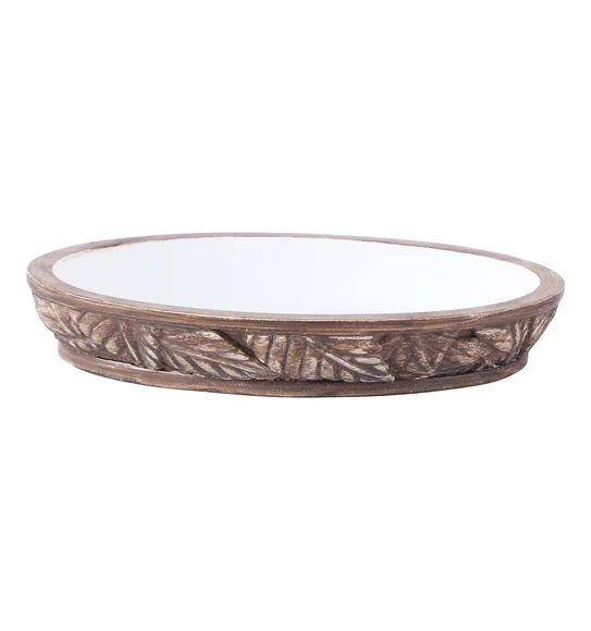 Alvina Soap Dish Polyresin Soap Dish Brown