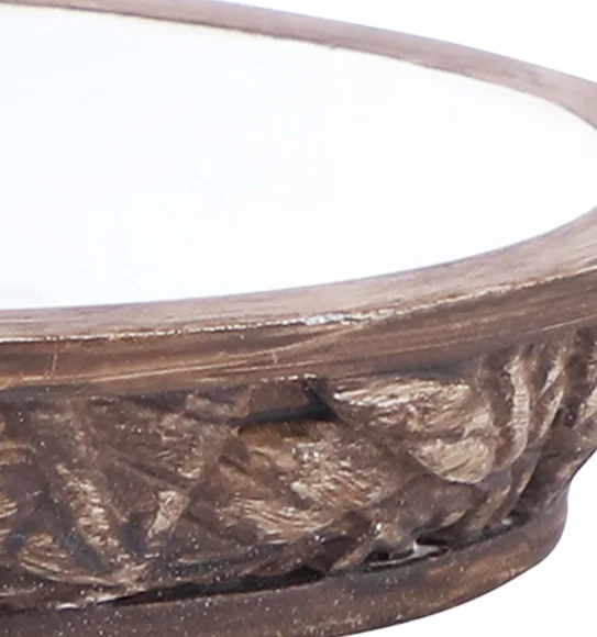 Alvina Soap Dish Polyresin Soap Dish Brown