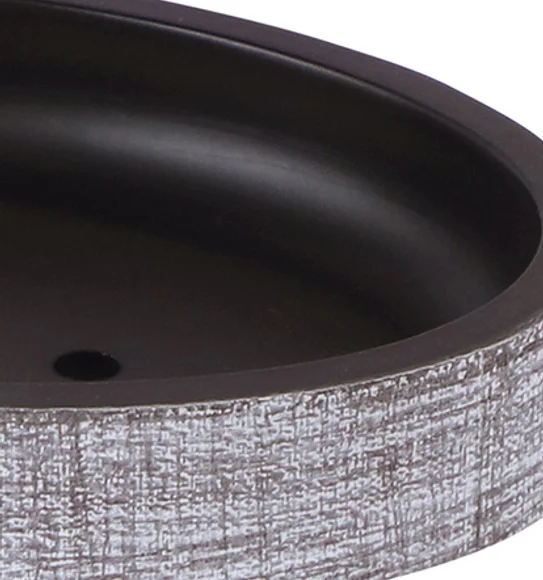 Alvina Soap Dish Polyresin Soap Dish Taupe