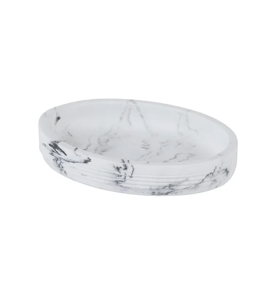 Alvina Soap Dish Polyresin Soap Dish Marble