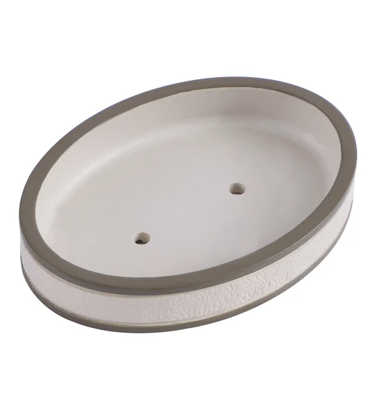 Alvina Soap Dish Polyresin Soap Dish Beige