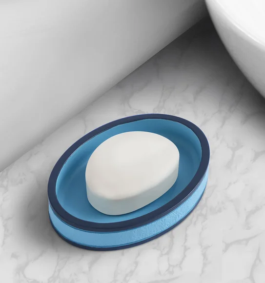 Alvina Soap Dish Polyresin Soap Dish Teal