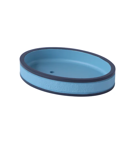 Alvina Soap Dish Polyresin Soap Dish Teal