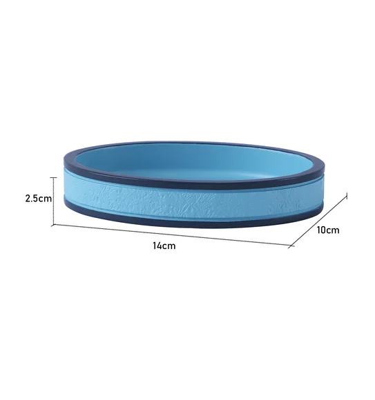 Alvina Soap Dish Polyresin Soap Dish Teal