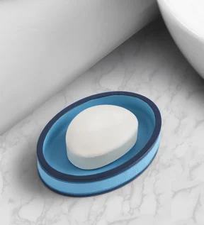 Alvina Soap Dish Polyresin Soap Dish Teal
