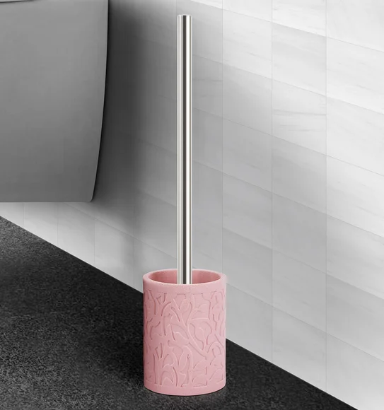 Alvina Polyresin Toiletbrush Holder Sandstone