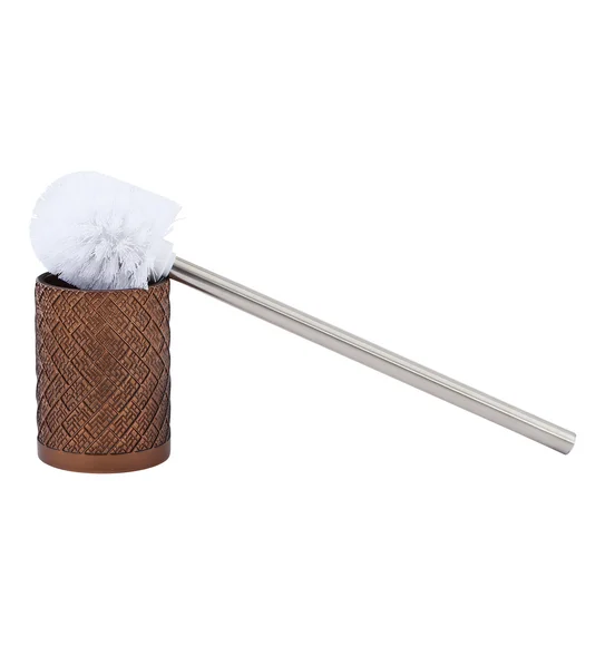 Alvina Polyresin Toiletbrush Holder D Brown