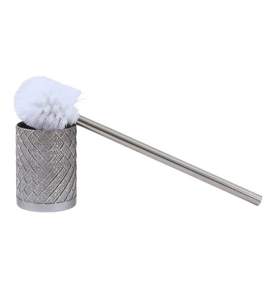 Alvina Polyresin Toiletbrush Holder Dark Grey