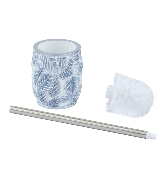 Alvina Polyresin Toiletbrush Holder Grey