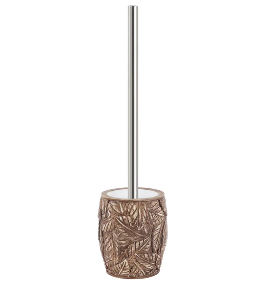 Alvina Polyresin Toiletbrush Holder Chocolate Brown