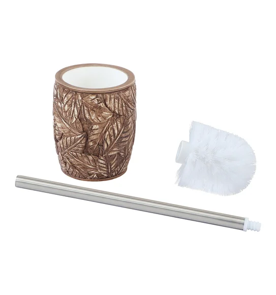 Alvina Polyresin Toiletbrush Holder Chocolate Brown
