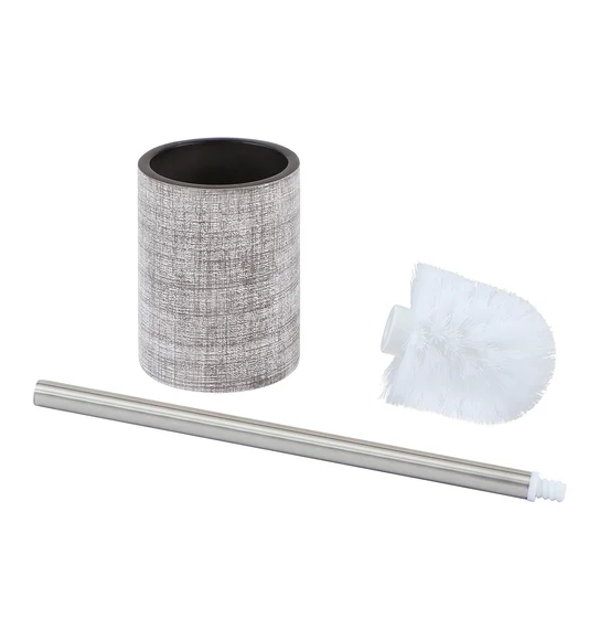 Alvina Polyresin Toiletbrush Holder Taupe
