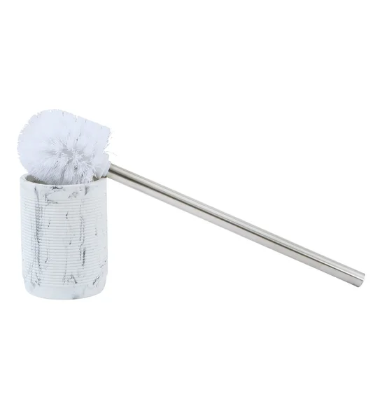 Alvina Polyresin Toiletbrush Holder Marble