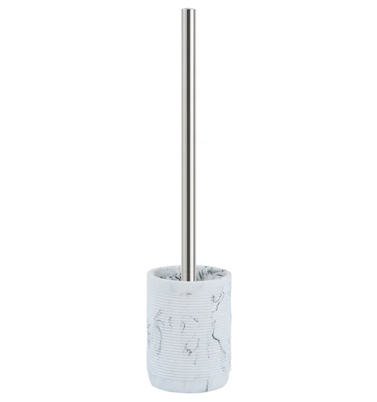 Alvina Polyresin Toiletbrush Holder Marble