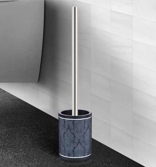 Alvina Polyresin Toiletbrush Holder D Grey