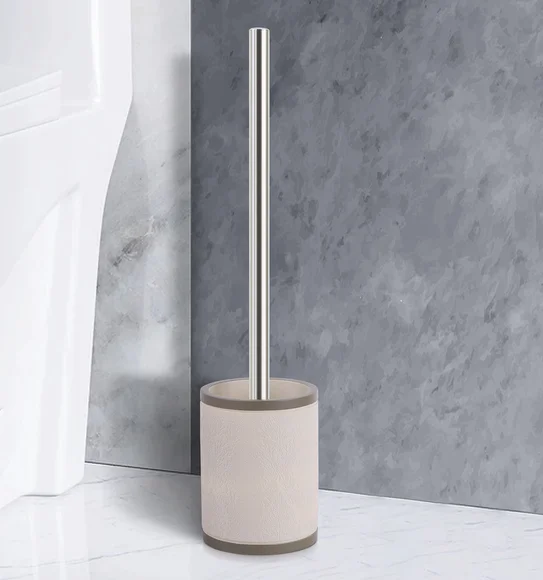 Alvina Polyresin Toiletbrush Holder M.Beige