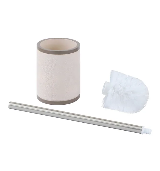 Alvina Polyresin Toiletbrush Holder M.Beige