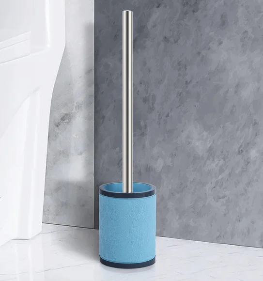 Alvina Polyresin Toiletbrush Holder Teal