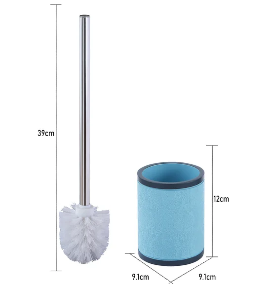 Alvina Polyresin Toiletbrush Holder Teal
