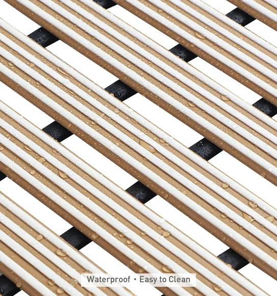 Fredy PVC Shower Mat Cream